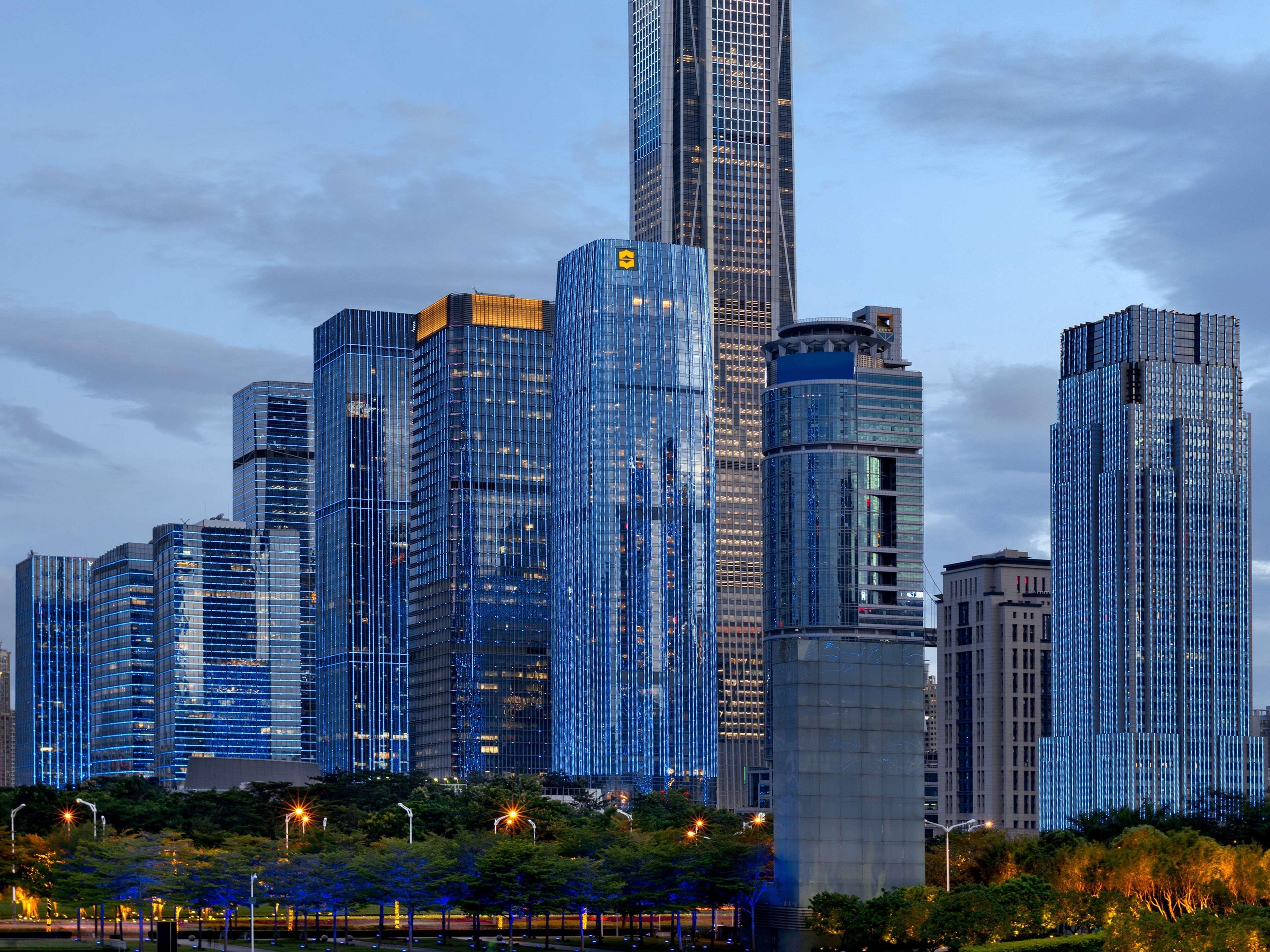 Futian Shangri-La, Shenzhen,Near To Shenzhen Convention&Exhibition Centre, Futian Railway Station Екстер'єр фото